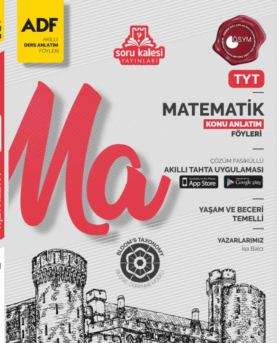 Soru Kalesi Yayınları TYT Matematik ADF Konu Anlatım Föyleri FotokoPink