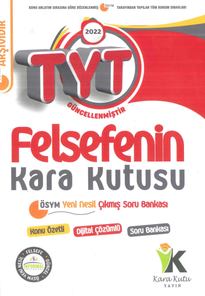 TYT FELSEFENİN KARA KUTUSU SORU BANKASI FotokoPink