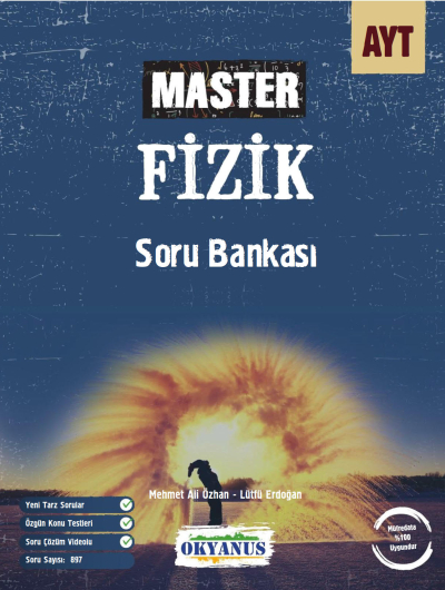 AYT Master Fizik Soru Bankası Okyanus Yayınları FotokoPink