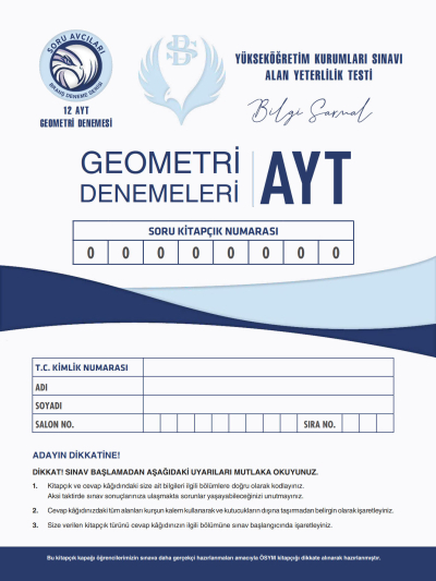 AYT GEOMETRİ DENEMELERİ 12*14 FotokoPink