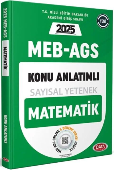 2025 MEB AGS Sayısal Yetenek Matematik Konu Anlatımlı Data Yayınları