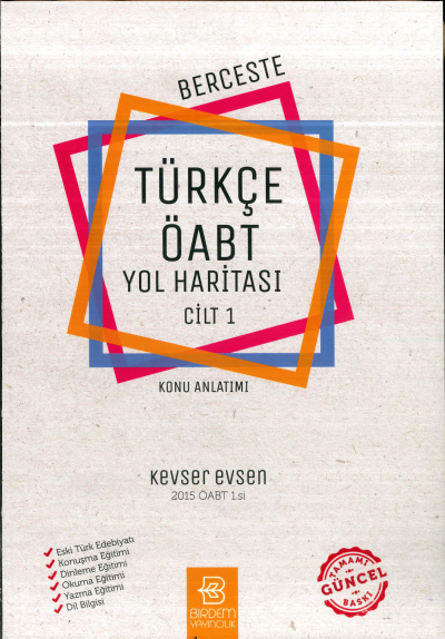BERCESTE TÜRKÇE ÖABT YOL HARİTASI CİLT 1 FotokoPink
