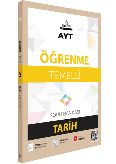 AYT-ÖĞRENME TEMELLİ TARİH SORU BANKASI EPHESUS YAYINLARI FotokoPink