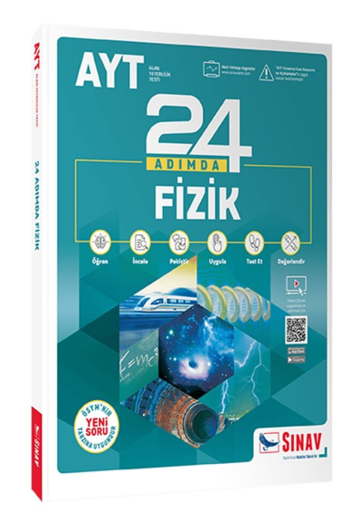 AYT Fizik 24 Adımda Konu Anlatımlı Soru Bankası Sınav Yayınları FotokoPink