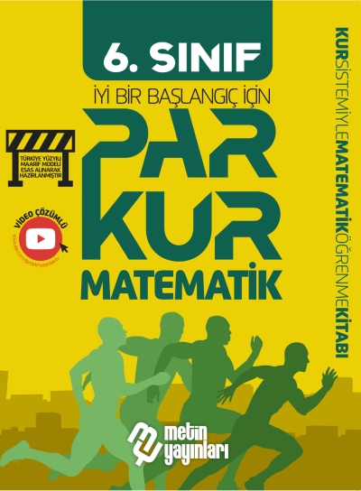 6. Sınıf Parkur Matematik Öğrenme Kitabı Metin Yayınları FotokoPink