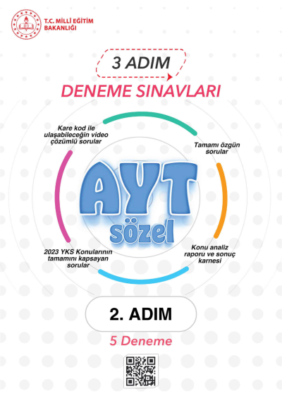 3 ADIM DENEME SINAVLARI AYT SÖZEL 2. ADIM FotokoPink
