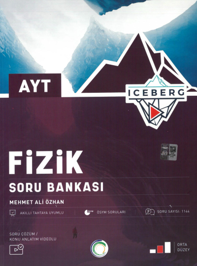 AYT ICEBERG Fizik Soru Bankası Orta Düzey FotokoPink