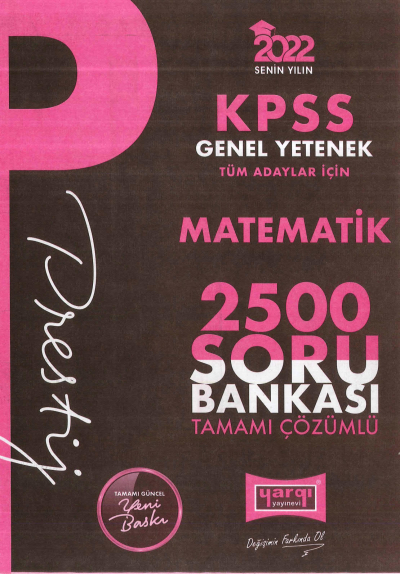 PRESTİJ MATEMATİK TAMAMI ÇÖZÜMLÜ SORU BANKASI FotokoPink