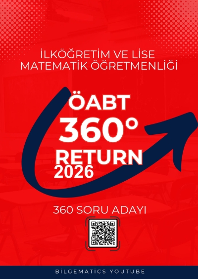 BilgeMatics Hüseyin Hoca ÖABT Matematik 360 Return 360 Soru Adayı FotokoPink