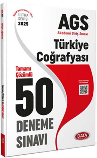 2025 AGS Türkiye Coğrafyası Tamamı Çözümlü 50 Deneme Sınavı Data Yayınları FotokoPink