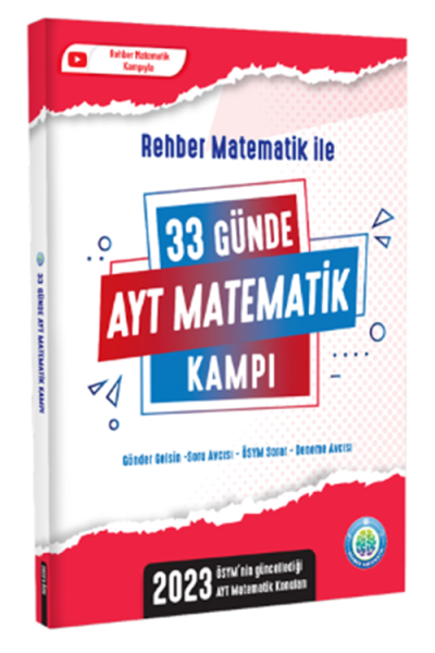 33 Günde AYT Matematik Kamp Kitabı Rehber Matematik FotokoPink