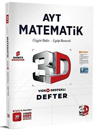 AYT Matematik Video Destekli Defter FotokoPink