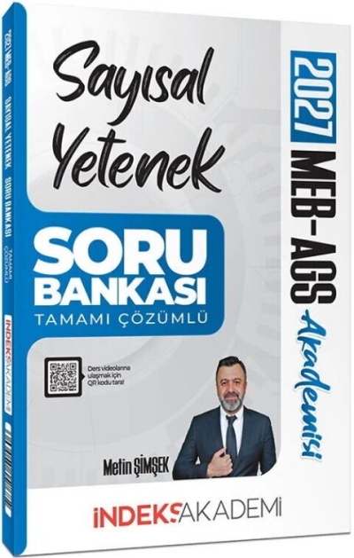 MEB-AGS Akademisi Sayısal Yetenek Soru Bankası Çözümlü Metin Şimşek İndeks Akademi Yayıncılık FotokoPink