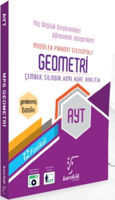 AYT Geometri 12 Fasikül Karekök Yayınları FotokoPink