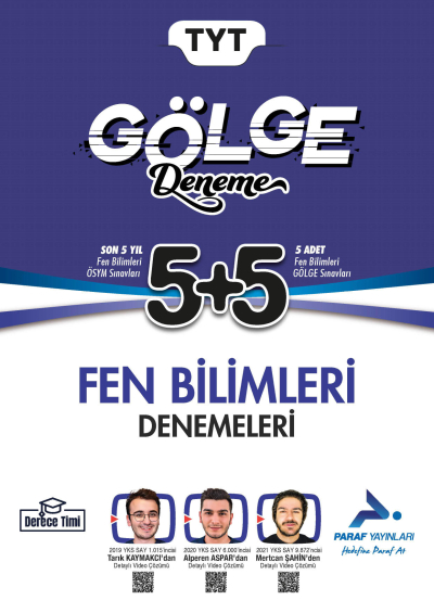 TYT Fen Bilimleri Gölge Deneme Paraf Yayınları FotokoPink