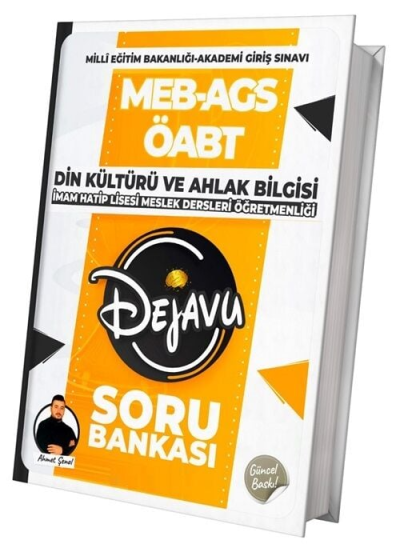 2025 ÖABT Din Kültürü ve Ahlak Bilgisi Dejavu Soru Bankası TKM Akademi FotokoPink