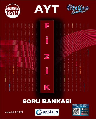 AYT Fizik Soru Bankası Oksijen Yayınları FotokoPink