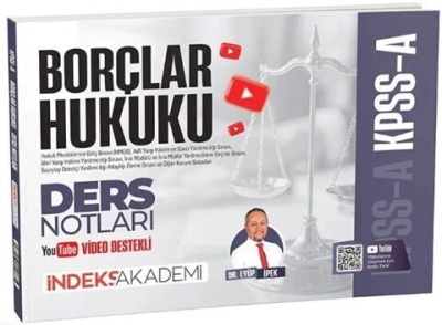 KPSS A Grubu Borçlar Hukuku Video Ders Notları - Eyüp İpek İndeks Akademi Yayıncılık FotokoPink