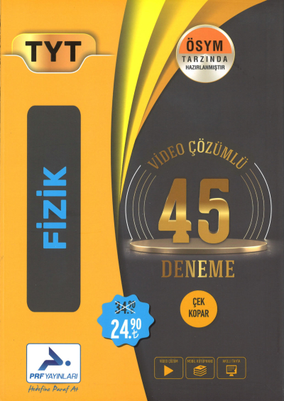 TYT Fizik Video Çözümlü 45 Deneme FotokoPink