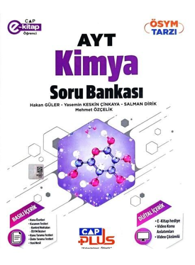 AYT Kimya Plus Soru Bankası Çap Yayınları