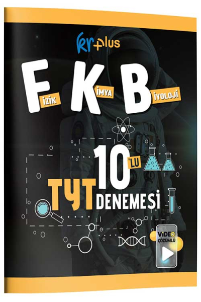 KR Plus Fizik-Kimya-Biyoloji FKB 10`lu TYT Denemesi FotokoPink