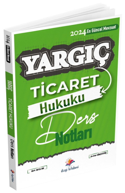 Dizgi Kitap 2024 Hakimlik YARGIÇ Ticaret Hukuku Ders Notları - Mustafa Dinçdemir, Ufuk Arslan Dizgi Kitap FotokoPink