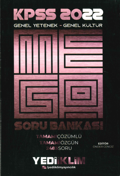 GKGY TÜM DERSLER TAMAMI ÇÖZÜMLÜ SORU BANKASI 2483 SORU FotokoPink