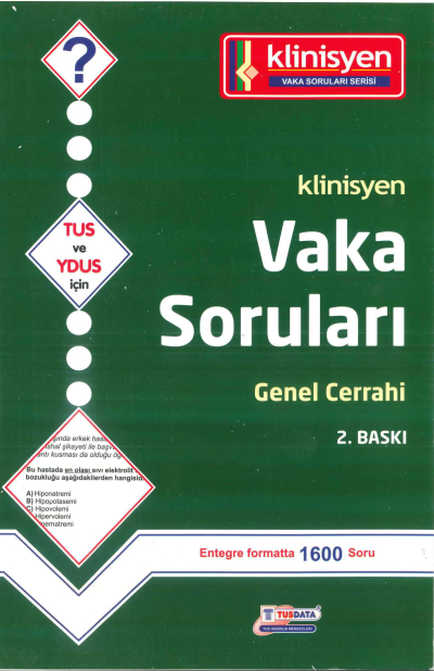 Klinisyen Vaka Soruları Genel Cerrahi TUSDATA FotokoPink