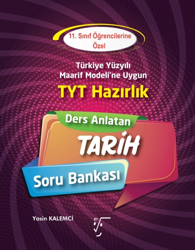 11.Sınıf TYT Hazırlık Ders Anlatan Tarih Soru Bankası Karekök Yayınları FotokoPink