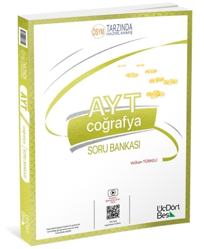 2027 AYT Coğrafya Soru Bankası Üç Dört Beş Yayınları FotokoPink