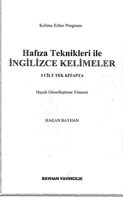 HAFIZA TEKNİKLERİ İLE İNGİLİZCE KELİMELER (3 CİLT TEK KİTAPTA) FotokoPink