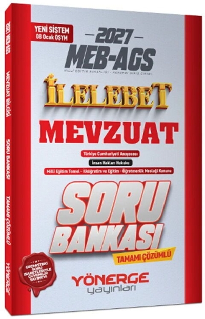 MEB AGS Mevzuat İlelebet Soru Bankası Yönerge Yayınları FotokoPink