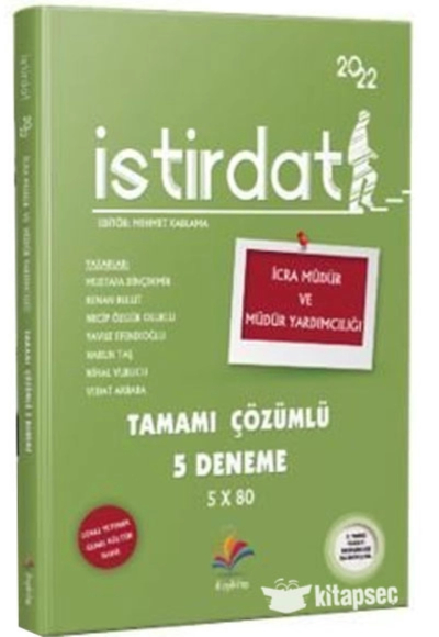 İSTİRDAT TAMAMI ÇÖZÜMLÜ 5 DENEME 5x80 FotokoPink