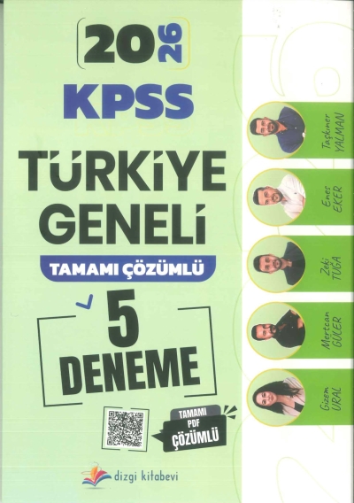 KPSS 5 TG DENEME 5*60 Dizgi Yayınları FotokoPink
