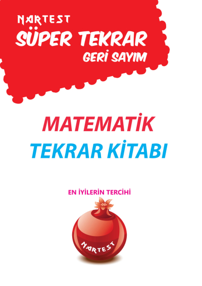 8. Sınıf Matematik Süper Tekrar Kitabı Nartest Yayınları FotokoPink