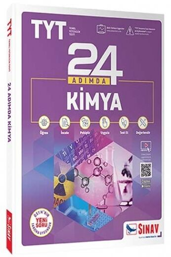 TYT Kimya 24 Adımda Konu Anlatımlı Soru Bankası Sınav Yayınları FotokoPink