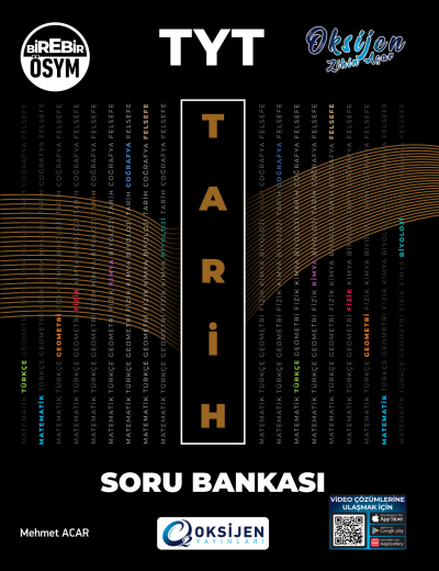 TYT Tarih Soru Bankası Oksijen Yayınları