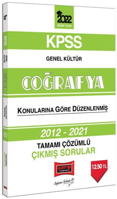 2022 KPSS Genel Kültür Coğrafya Tamamı Çözümlü Çıkmış Sorular 2012-2021 FotokoPink