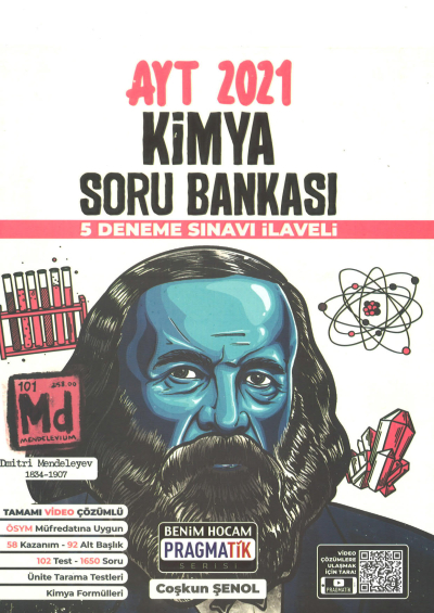 AYT Kimya Soru Bankası 5 Deneme Sınavı İlaveli Pragmatik Serisi (Pragmatik FotokoPink