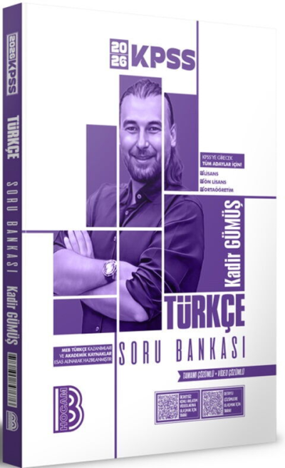 2026 KPSS Türkçe Tamamı Video Çözümlü Soru Bankası Benim Hocam Yayınları FotokoPink