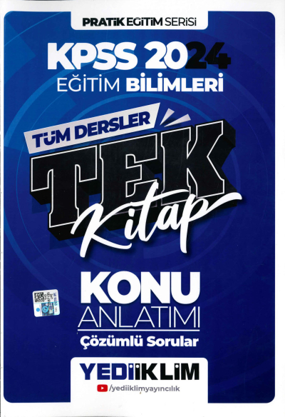 EĞİTİM BİLİMLERİ TÜM DERSLER TEK KİTAP KONU ANLATIMI ÇÖZÜMLÜ SORULAR FotokoPink