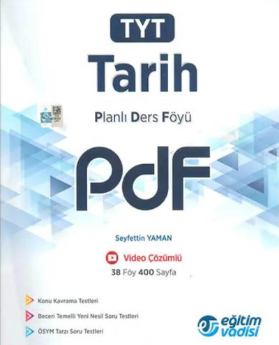 TYT Tarih Planlı Ders Föyü PDF Eğitim Vadisi Yayınları FotokoPink