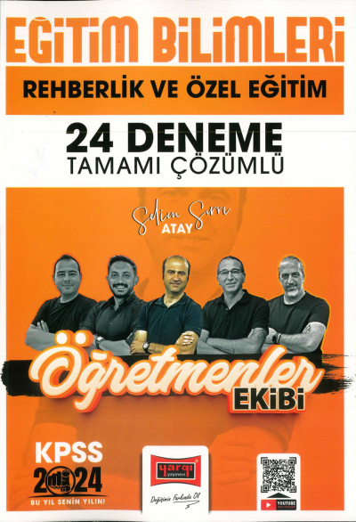 REHBERLİK VE ÖZEL EĞİTİM 24 DENEME TAMAMI ÇÖZÜMLÜ (ÖĞRETMENLER EKİBİ) FotokoPink