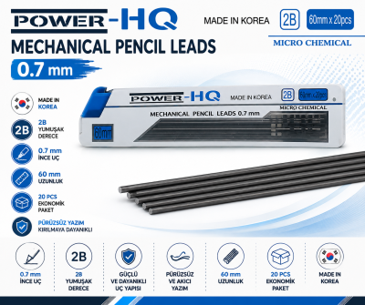 MİCRO POWER HQ 0.7 KALEM UCU FotokoPink