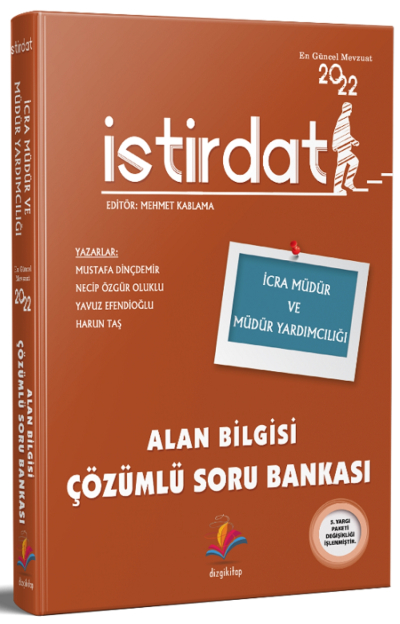 İSTİRDAT İCRA MÜDÜR VE MÜDÜR YARDIMCILIĞI ALAN BİLGİSİ ÇÖZÜMLÜ SORU BANKASI FotokoPink