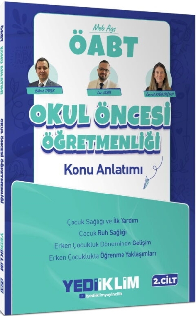 MEB AGS ÖABT Okul Öncesi Öğretmenliği Konu Anlatımı Cilt 2 Yediiklim Yayınları FotokoPink