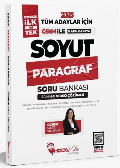 2025 Tüm Adaylar İçin Soyut Paragraf Soru Bankası Video Çözümlü Hoca Kafası Yayınları FotokoPink