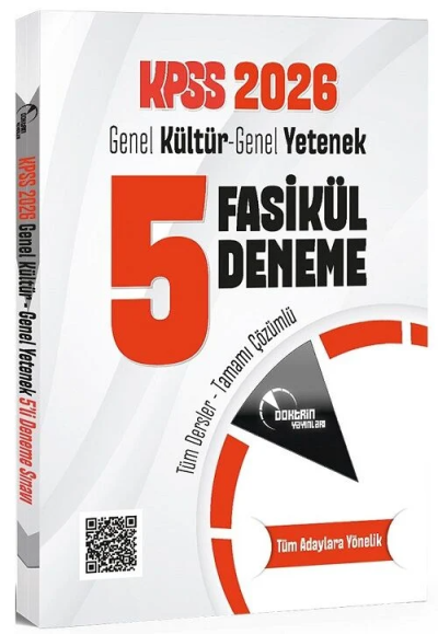 KPSS Genel Yetenek Genel Kültür 5 Deneme Fasikül Çözümlü Doktrin Yayınları FotokoPink