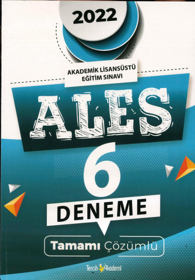 ALES TAMAMI ÇÖZÜMLÜ 6 DENEME