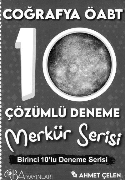 COĞRAFYA ÖABT ÇÖZÜMLÜ 10 DENEME MERKÜR SERİSİ FotokoPink